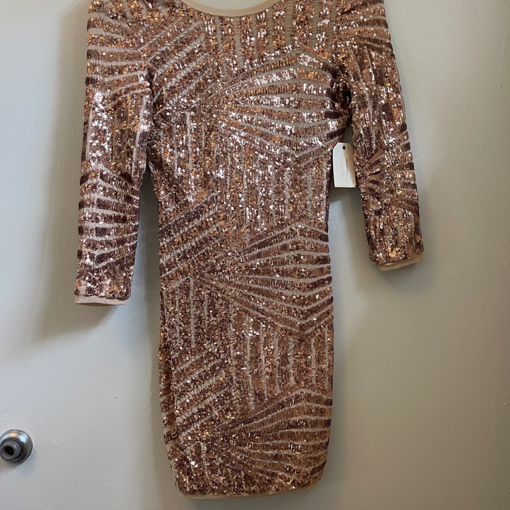 Sequin, pattern dress